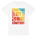 Encouraging T-Shirt with Uplifting Design in White