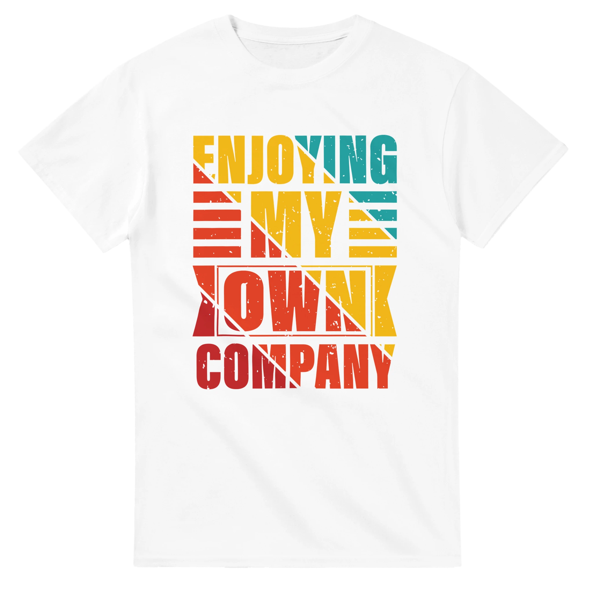 Encouraging T-Shirt with Uplifting Design in White