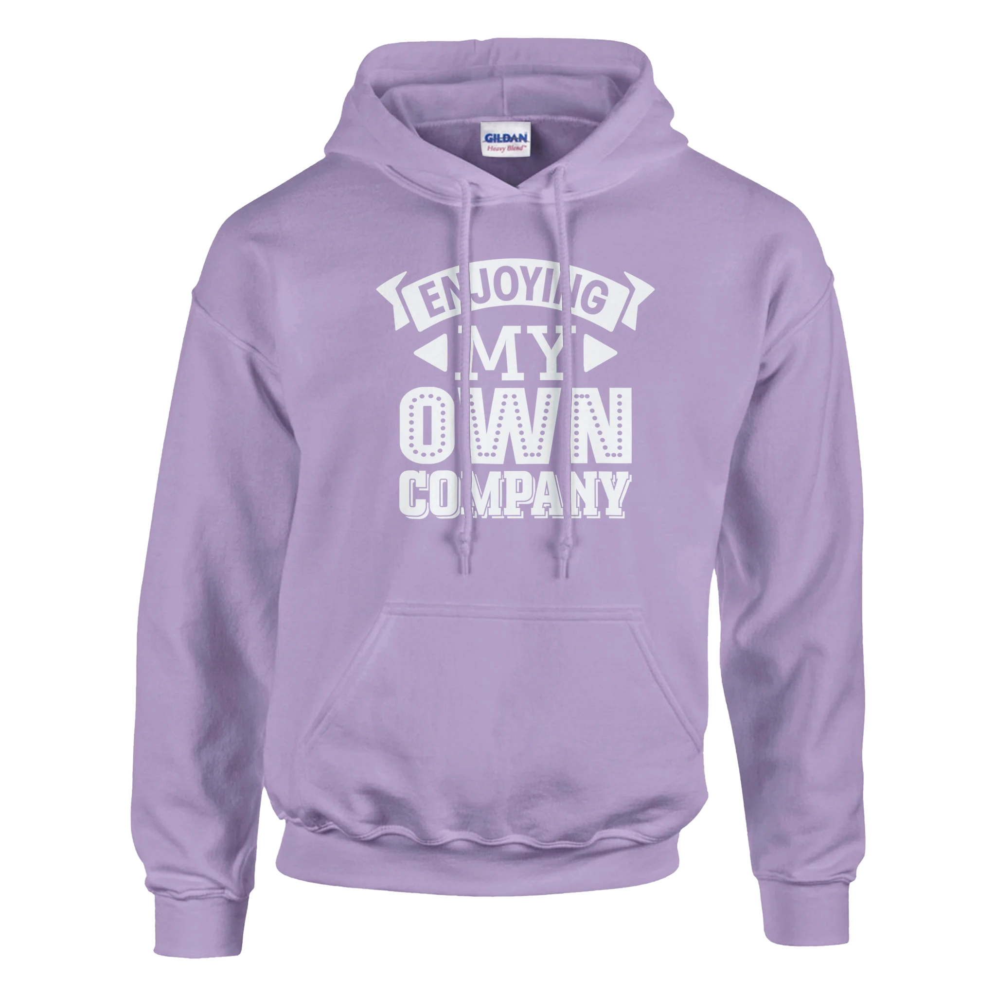 Encouraging Hoodie in Purple/Orchid - Front View"