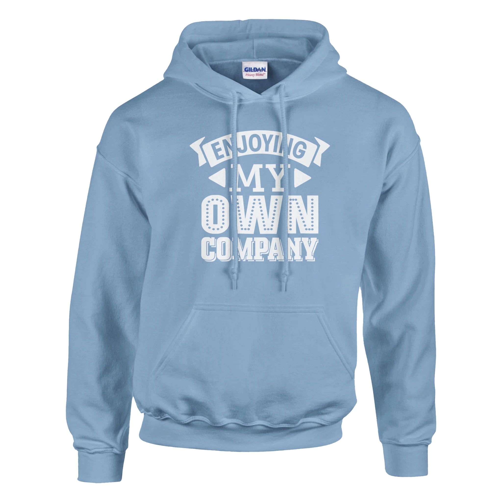 Encouraging Hoodie in Light Blue - Front View