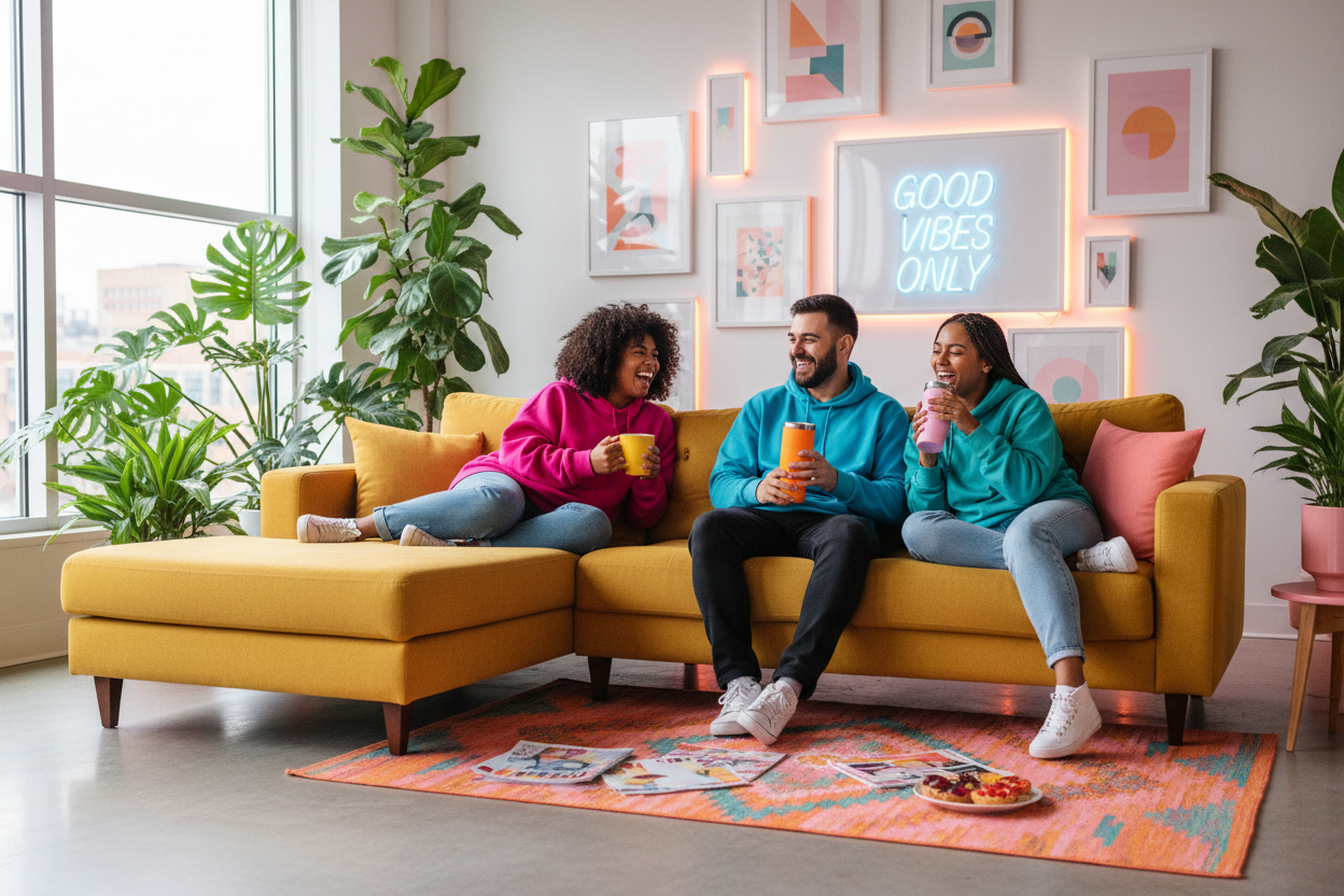 Vibrant Diverse Friends Image